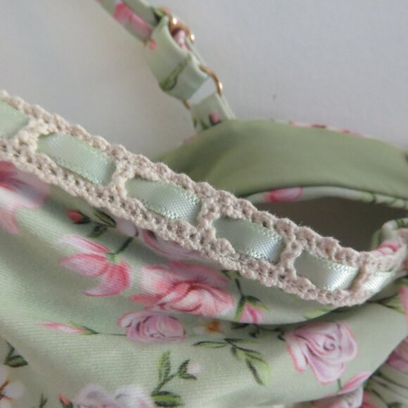 BLACKBOUGH SWIM Georgia Ruched Underwired Bikini Top in Nantucket Cottage Floral - Picture 6 of 15